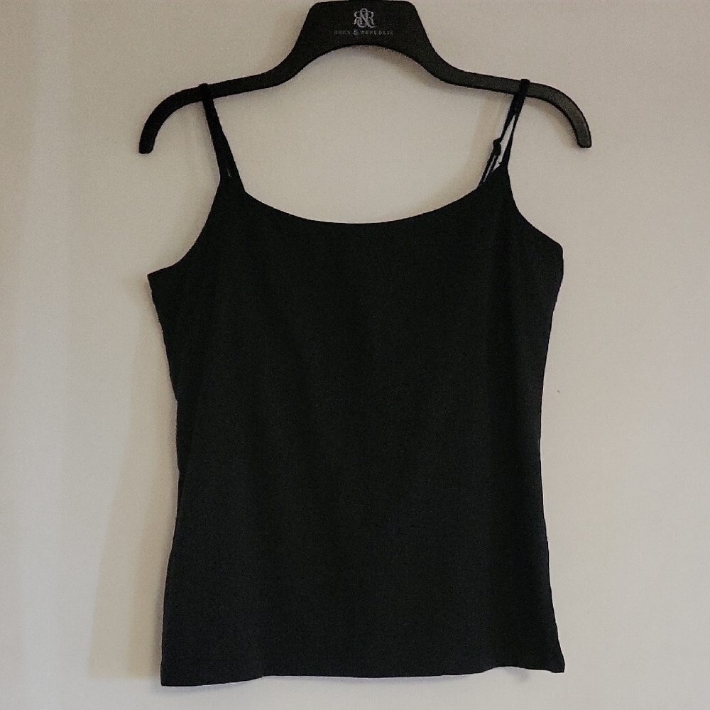 Canyon River Blues Black Fitted Camisole Top